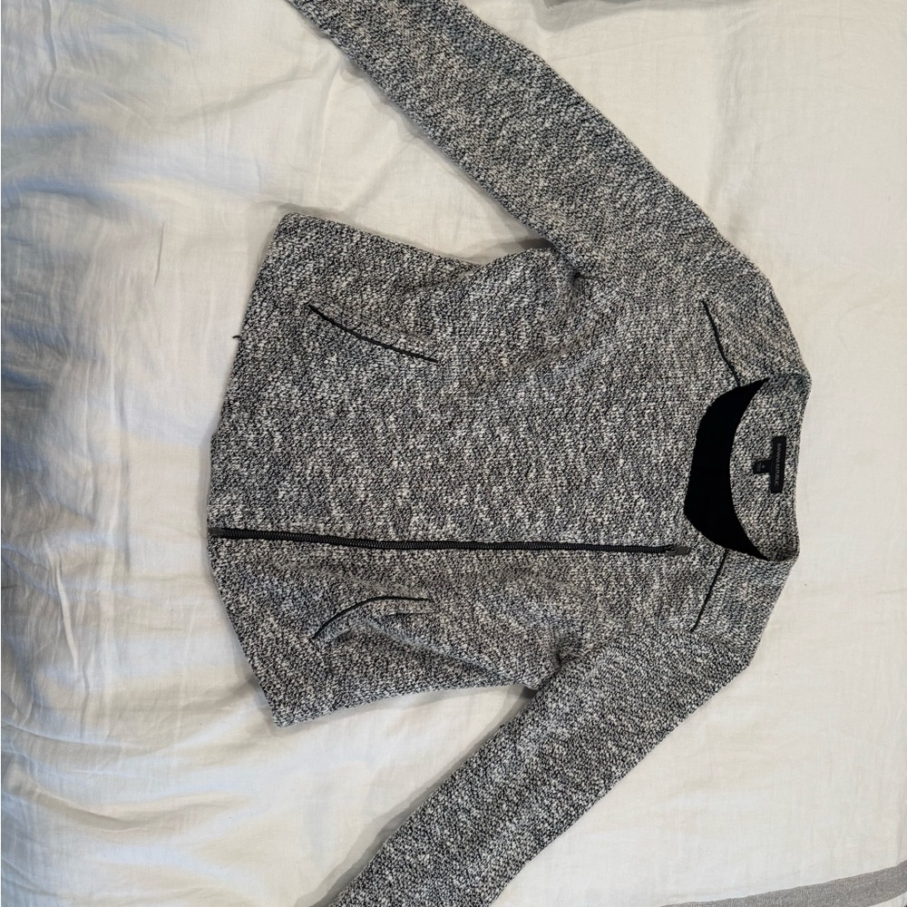 Banana Republic Black and White Sweater Blazer
